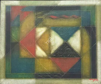 Akkitham Narayanan (Artist), Untitled, 2006, Painting