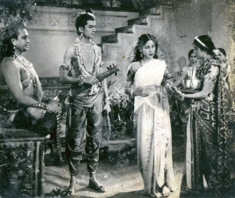 Raja Paranjpe (Director), Shri Krishna Satyabhama, 1951, Photographic Still