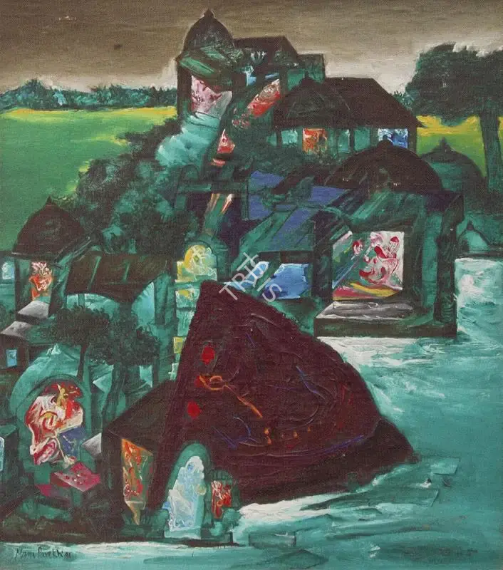 Manu Parekh (Artist), Untitled, 1991, Painting