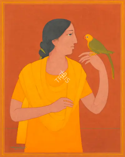 Lalu Prasad Shaw (Artist), Untitled, 1995, Painting