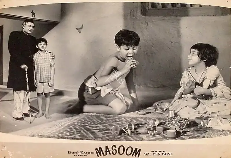 Satyen Bose (Producer), Masoom, 1960, Lobby Card