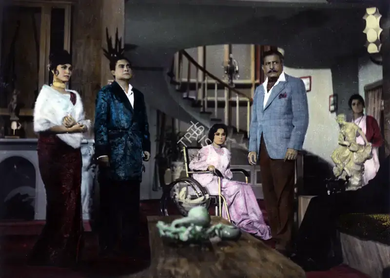 Apurba Bhattacharjee (Cinematographer), Bheegee Raat, 1965, Photographic Still
