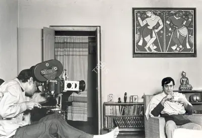 Nemai Ghosh (Still Photographer), Sonar Kella, 1974, Working Still