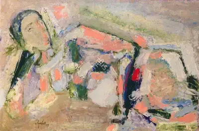 Tyeb Mehta (Artist), Untitled, 1959, Painting
