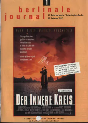 Moving Pictures Berlinale Film Festival, 1992, International Film Festival Catalogue