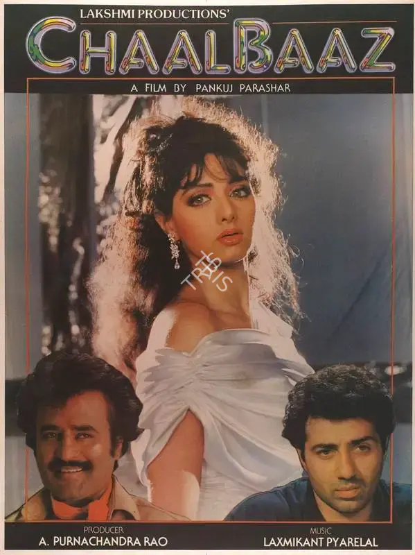 A.Purnachandra Rao (Producer), Chaalbaaz, 1989, Full Sheet Poster
