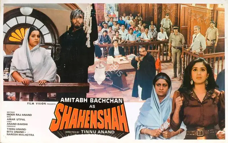 Bittu Anand (Producer), Shahenshah, 1988, Lobby Card