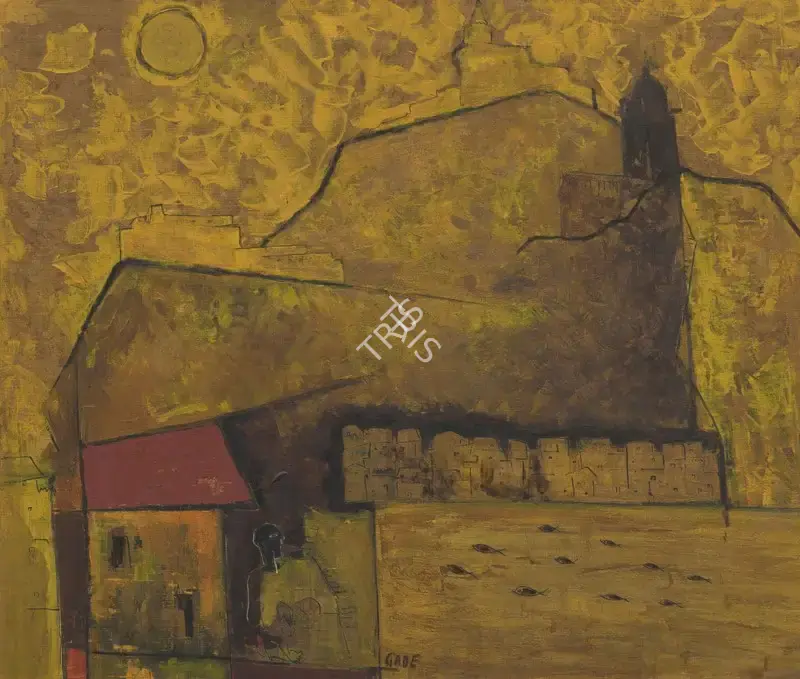 Gade, H.A. (Artist). Untitled, n.d. | Painting, Sa.Mum/01.04.26, 2026 · Saffronart