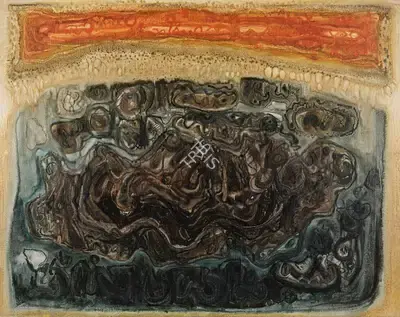 Ambadas (Artist), Sediments of Time Series, 1960, Painting