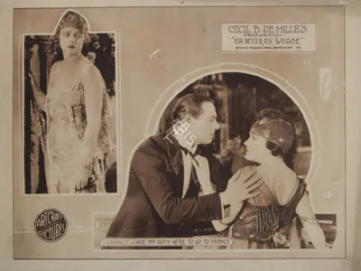 Cecil B. DeMille (Director), For Better, for Worse, 1919, Lobby card