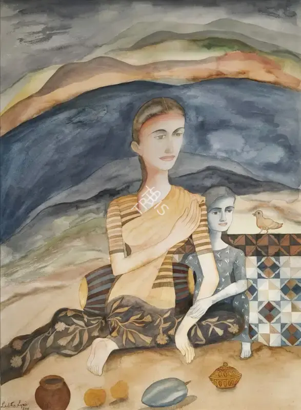 Lalitha Lajmi (Artist), Untitled IV, 2010, Painting