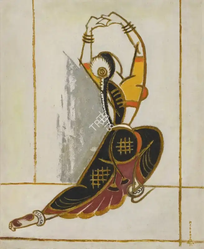 Hebbar, K.K. (Artist). Untitled, 1982 | Painting, Sa.Mum.10.12.25, 2025 · Saffronart