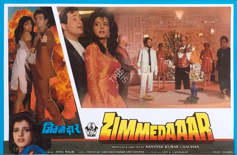 Santosh Kumar Chauhan (Producer), Zimmedaaar, 1990, Lobby Card