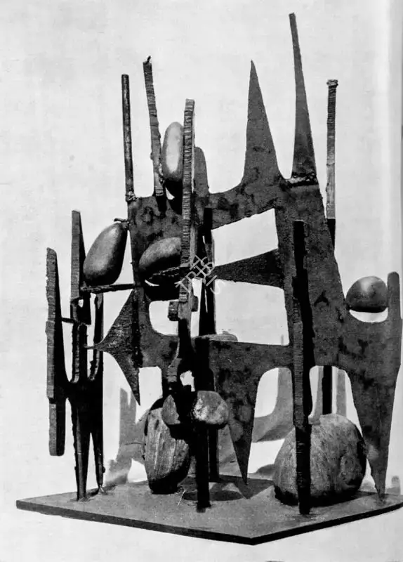 Pilloo Pochkhanawala (Artist), Steel Nest, 1969, Relief Work