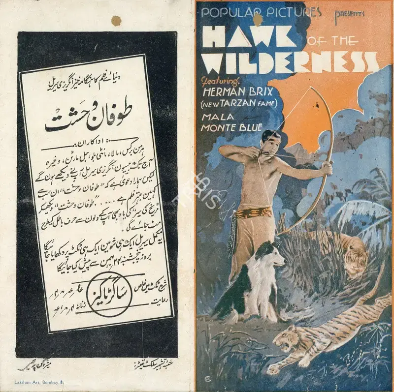 William Witney (Director), Hawk Of The Wilderness, 1938, Handbill