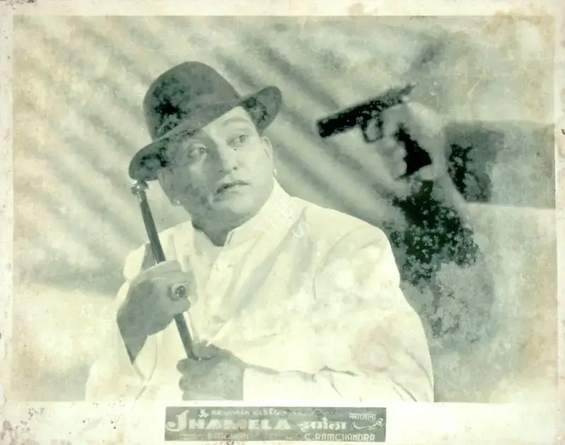 Bhagwan (Producer), Jhamela, 1953, Lobby Card