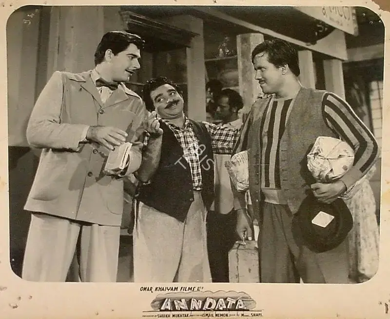 Sheikh Mukhtar (Producer), Anndata, 1952, Lobby Card