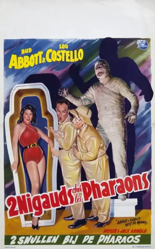 Howard Christie (Producer), Abbott and Costello Meet the Mummy, 1955, Poster