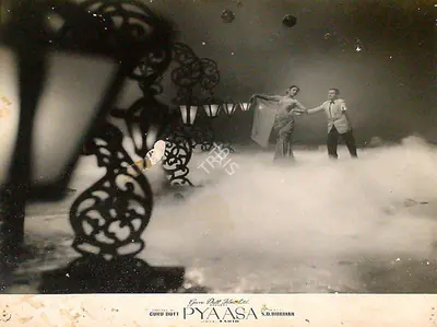V.K. Murthy (Cinematographer), Pyaasa, 1957, Lobby Card