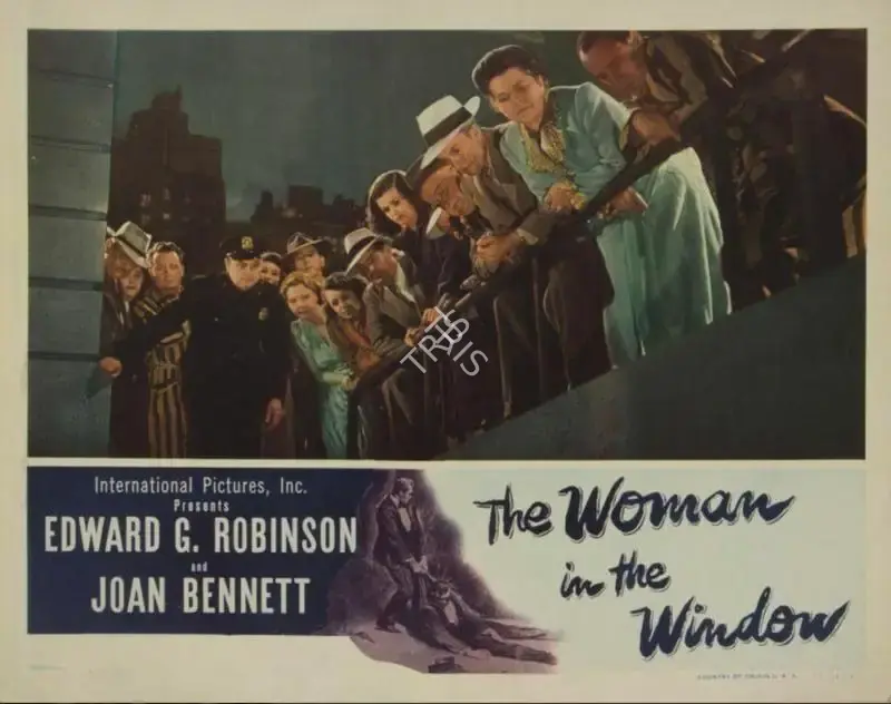 Milton R. Krasner (Cinematographer), The Woman in the Window, 1944, Lobby Card