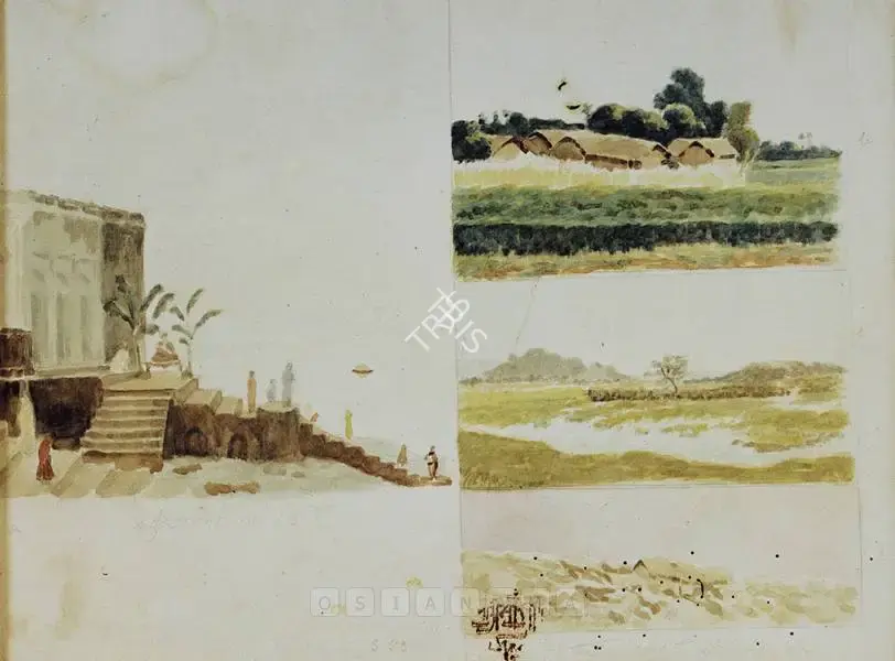 Tagore, Abanindranath (Artist). Way To Sita Kund, n.d. | Painting, 2006 · Apparao Art