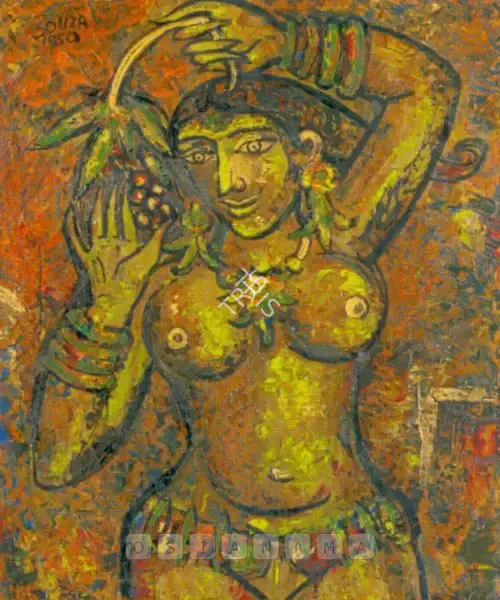 F.N. Souza (Artist), Untitled, 1950, Painting