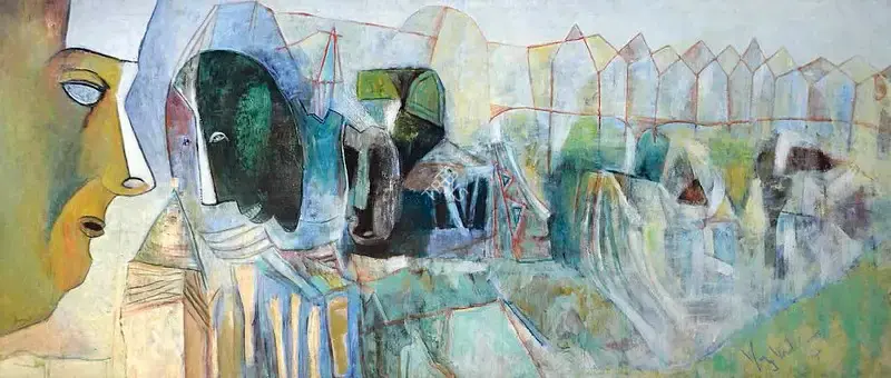 K.S. Kulkarni (Artist), Untitled, 1967, Painting