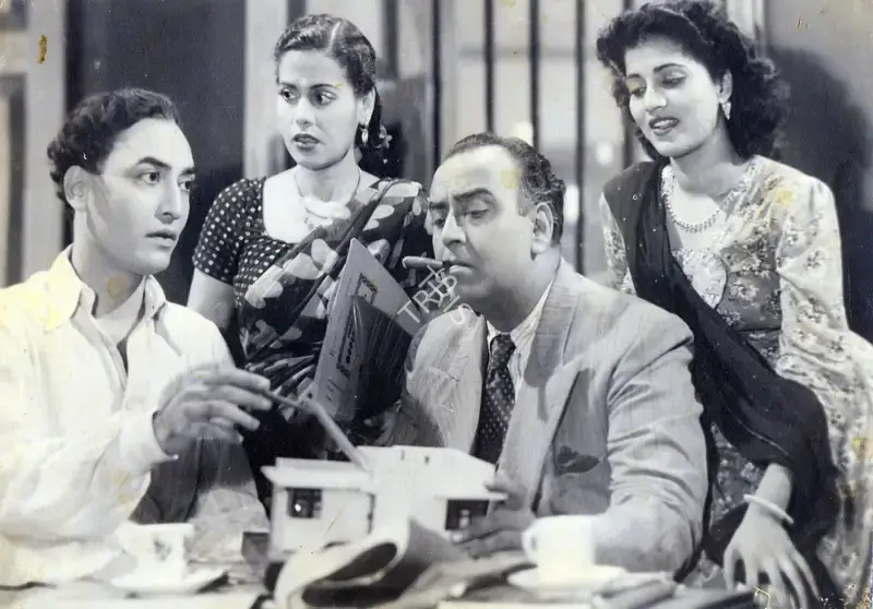 Kishore Sahu (Producer), Rimjhim, 1949, Photographic Still