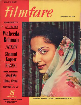 C.R. Mandy (Editor), Filmfare, 1958, Magazine