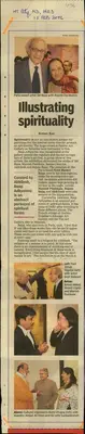 Rewati Rau (Reporter), Illustrating Spirituality, 2006, Newspaper Clipping