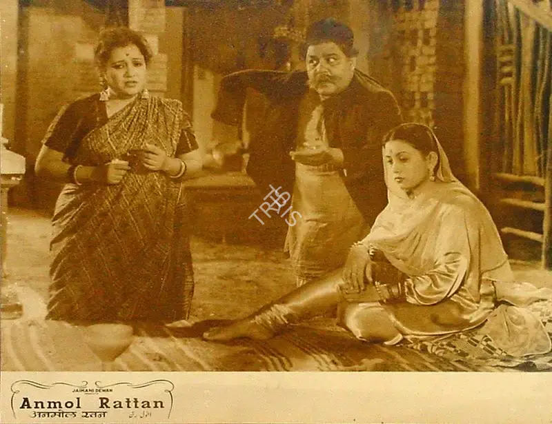 Ratanlal Nagar (Cinematographer), Anmol Rattan, 1950, Lobby Card