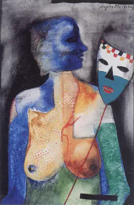 Anjolie Ela Menon (Artist), Untitled, Painting