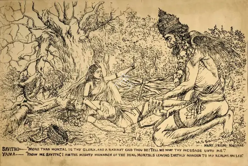 M.S. Sarma (Artist), Satyavan Savitri 03, Political Propaganda
