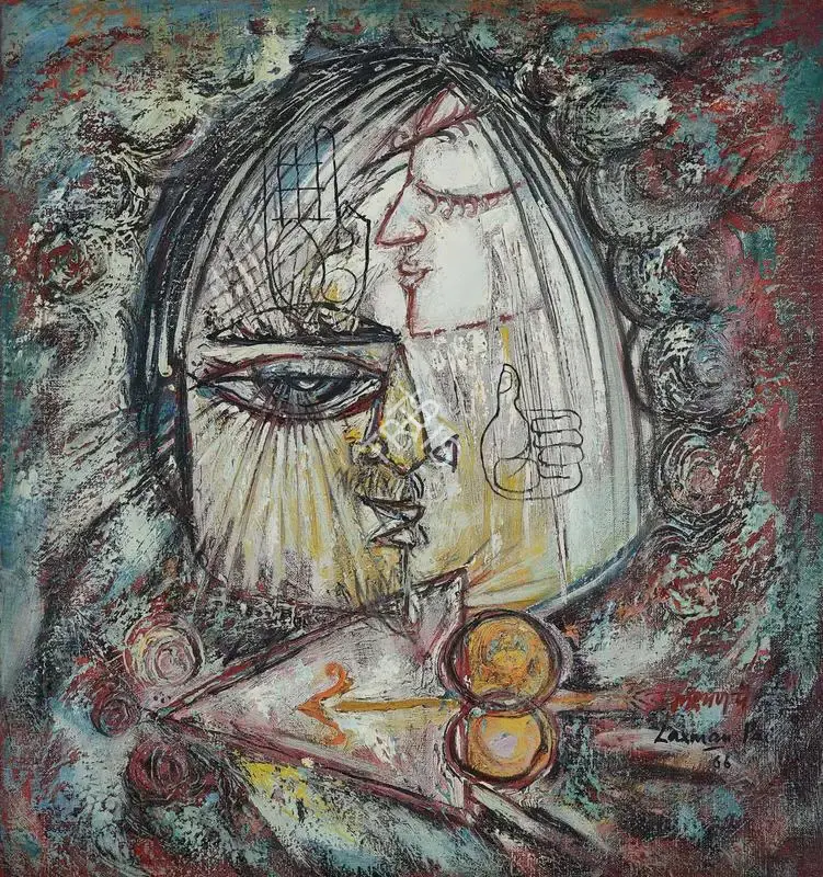 Laxman Pai (Artist), Yuganandha, 1966, Painting