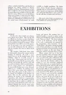 S.J. S (Essayist), Exhibitions, 1953, Essay