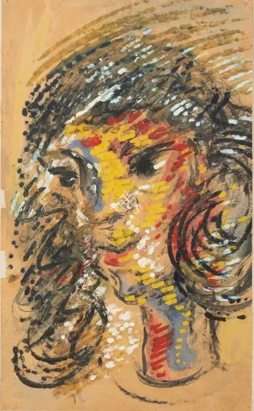 Sunil Madhav Sen (Artist), Untitled (A Girl), Painting