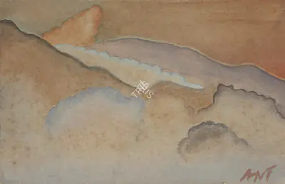 Abanindranath Tagore (Artist), Landscape, 1925, Painting