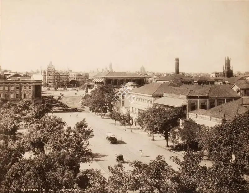Studio Clifton & Co. (Photographic Studio), Esplanade Road, Bombay, 1900, Antiquarian Photograph