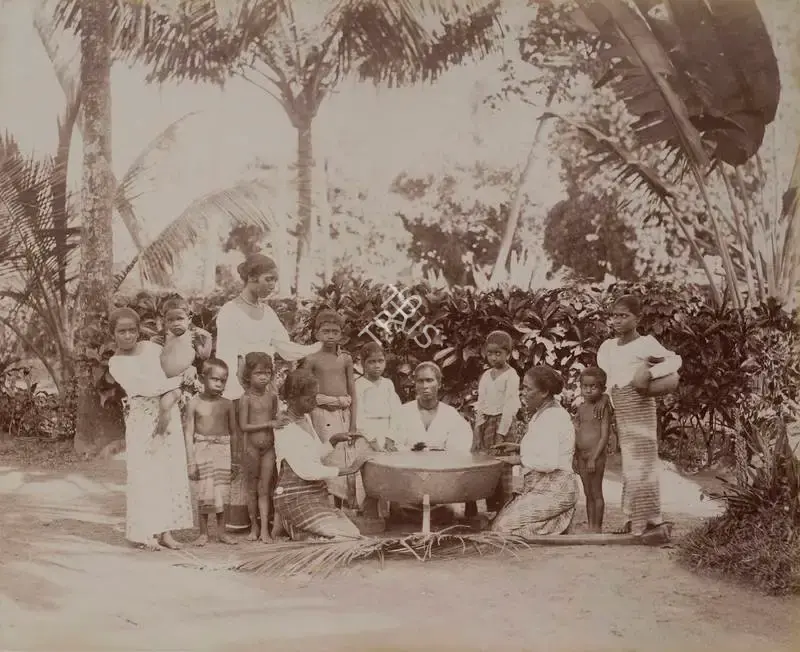 Unknown (Photographer), Playing Tom-Tom, 1901, Antiquarian Photograph