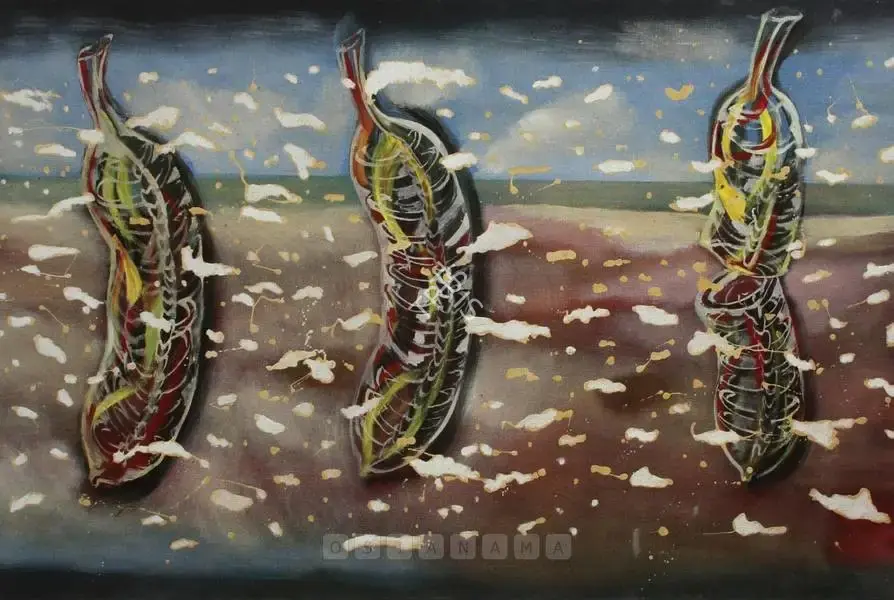Sudarshan Shetty (Artist), Recalling The Broken Sentence, 2005, Painting