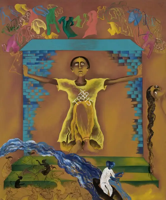 Arpana Caur (Artist), Body Is Just A Garment, 1991, Painting