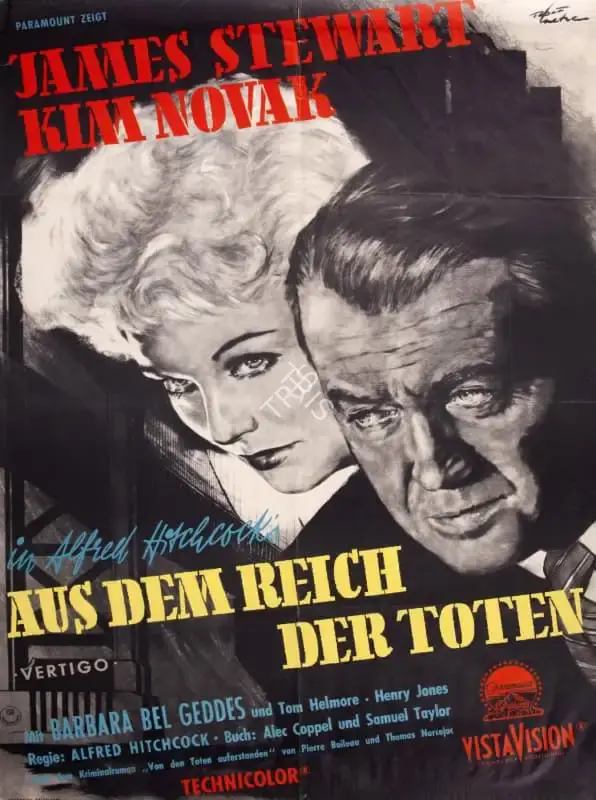 Rolf Goetz (Poster Designer), Vertigo (1958), 1958, Poster