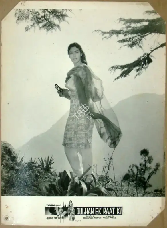Rajendra Malone (Cinematographer), Dulhan Ek Raat Ki, 1966, Lobby Card
