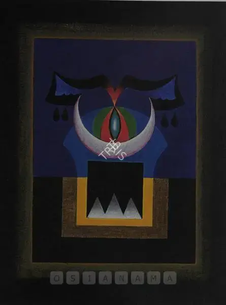 G.R. Santosh (Artist), Kaaba, 1974, Painting