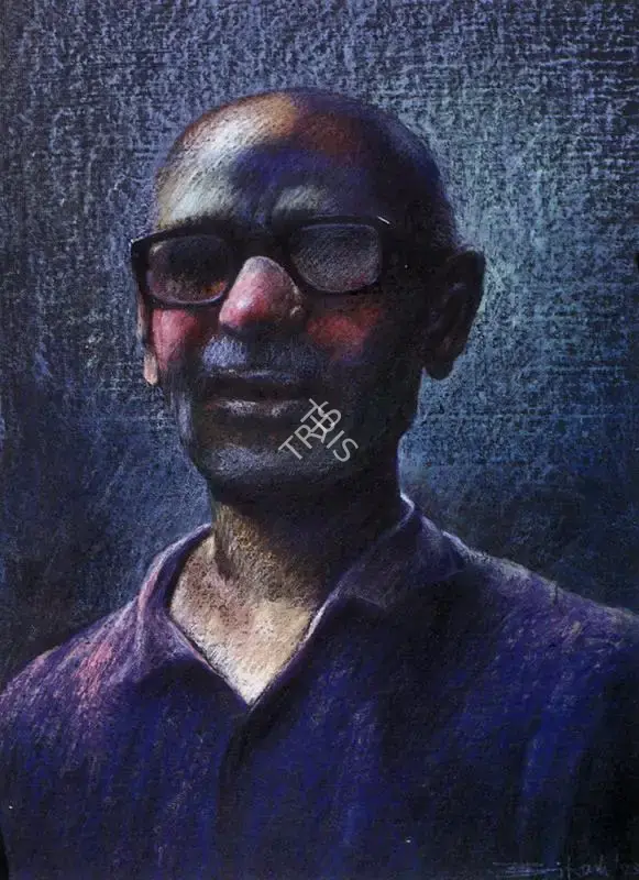 Bikash Bhattacharjee (Artist), Untitled, 1983, Drawing