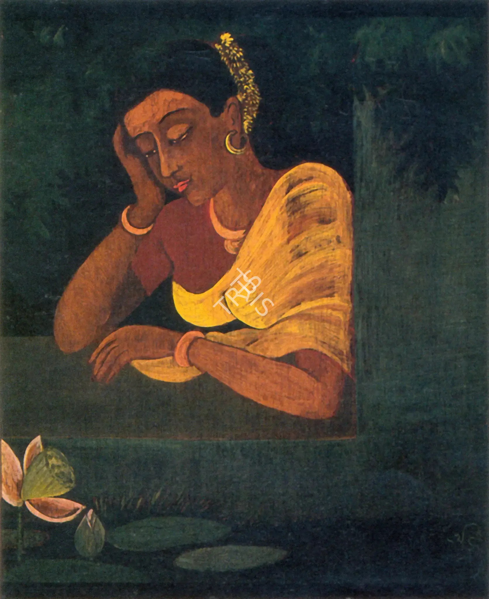 A.K. Haldar (Artist), Discord, Painting