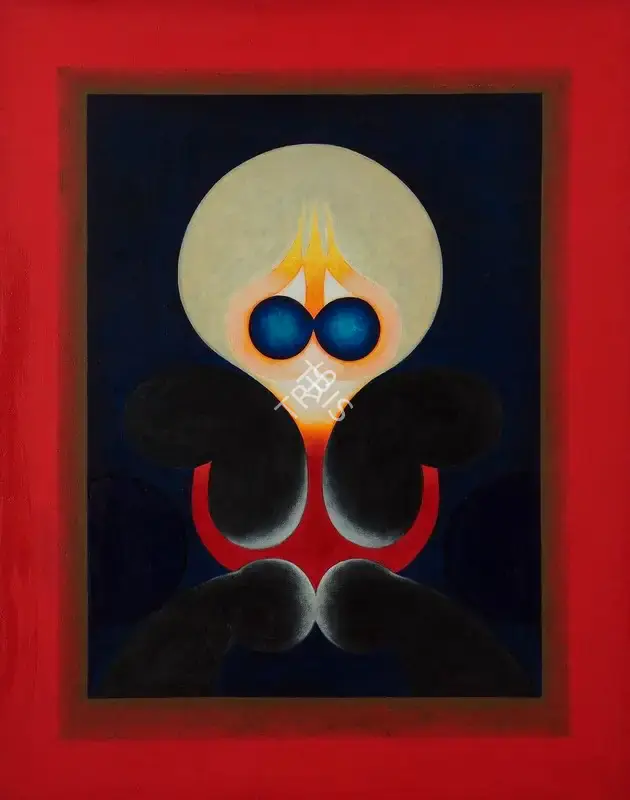 G.R. Santosh (Artist), Untitled, 1973, Painting
