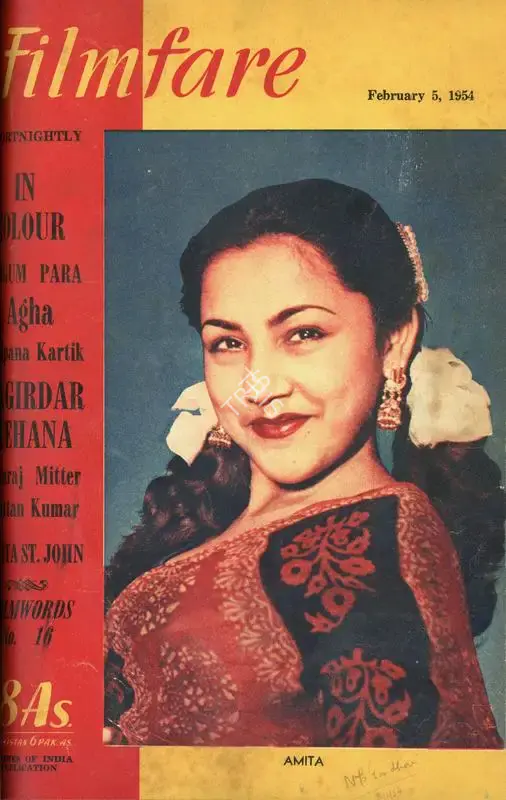 J.C. Jain (Editor), Filmfare, 1954, Magazine