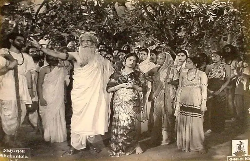 V. Shantaram (Director), Shakuntala, 1943, Lobby Card