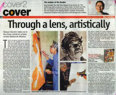 Sidharth Bhatia (Writer), Through a Lens, Artistically, 2007, Newspaper clipping